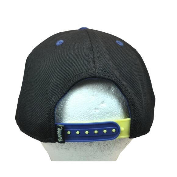 Pikachu Hat Official Pokémon Snapback Adjustable Embroidered Blue 2015 - Picture 4 of 6